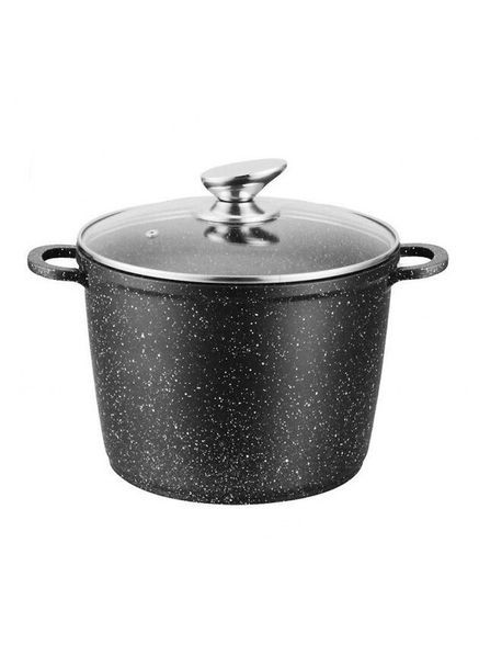 Каструляказан 10 л мраморное покрытие со стеклянной крышкой EB-1172 Edenberg (304269845)