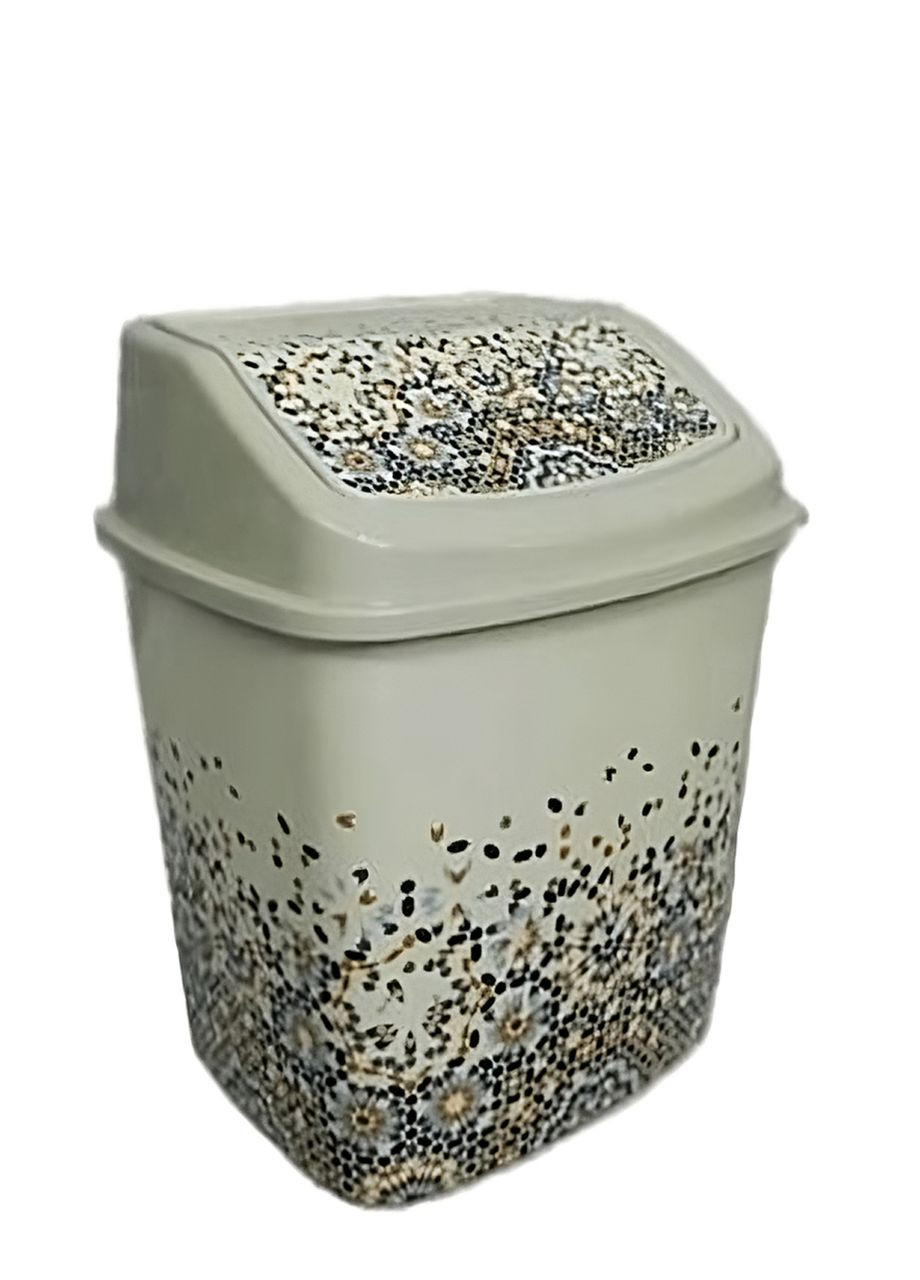 Мусорное ведро 5л поворотная крышка Мозаика "ELIF" Elif Plastik (361150680)