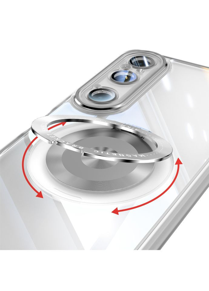 Чехол AIKN Magnetic Bracket Shell для Sony Xperia 1 VI White No Brand (361902562)