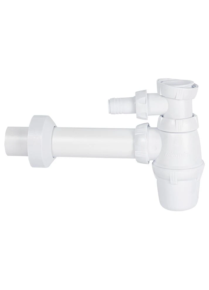 Сифон для кухонной мойки с подводом 1½"×Ø40мм (9542820) Wirquin (395987724)