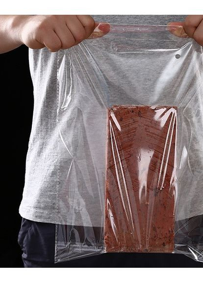 Пакет 70х100 мм поліпропіленовий з клейкою стрічкою прозорий ВОРР No Brand (371366953)