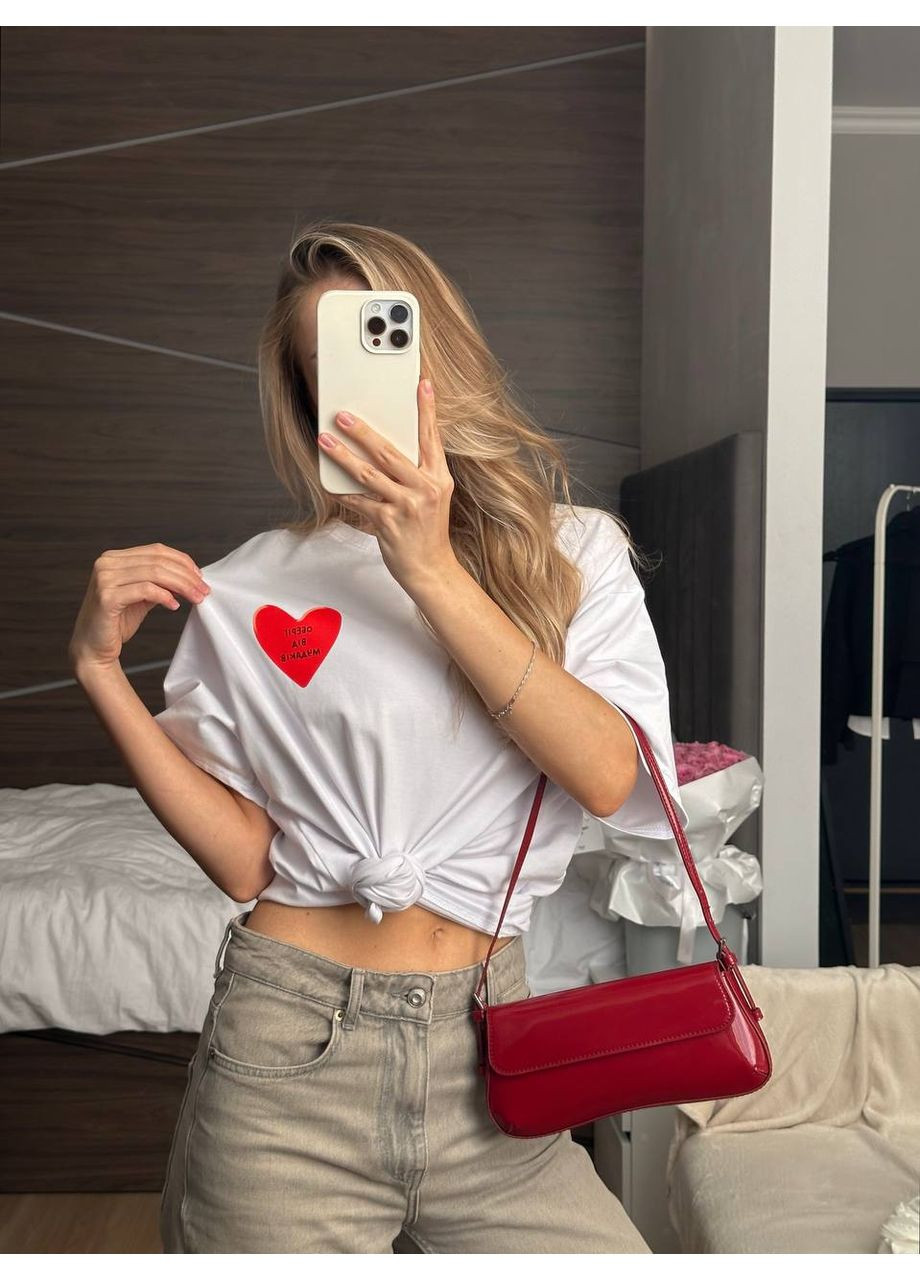 Женская футболка с принтом. Україна - (358643996)