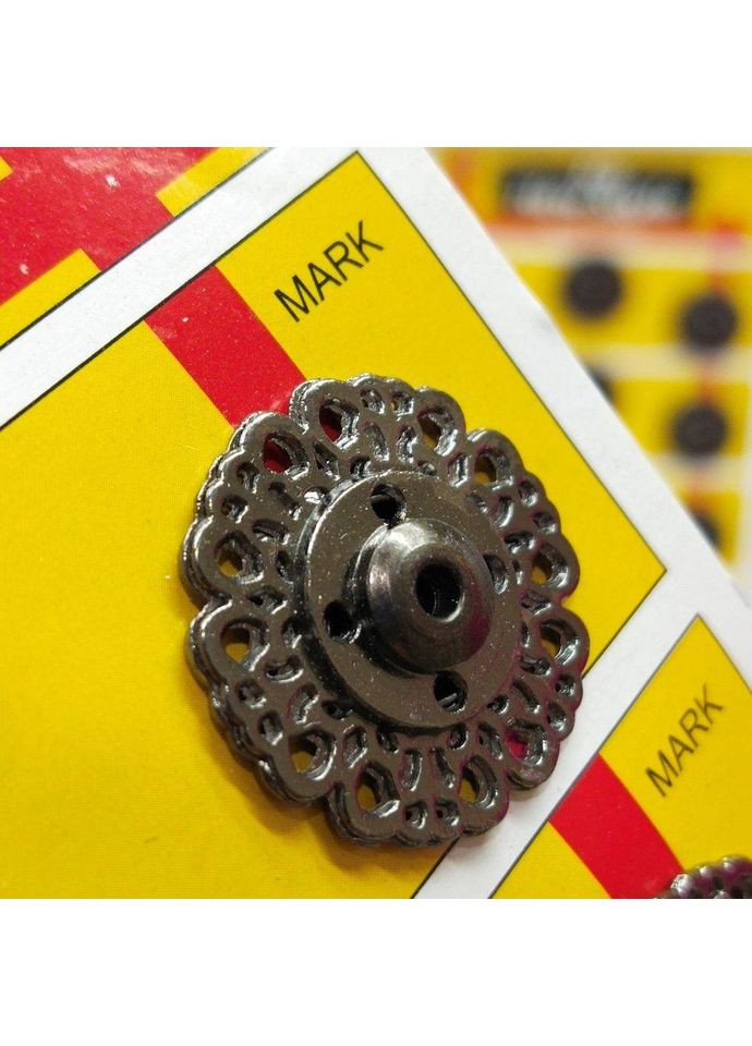 D=25 мм пришивные кнопки металлические, декоративные для шитья одежды. Plus-plus (354799082)