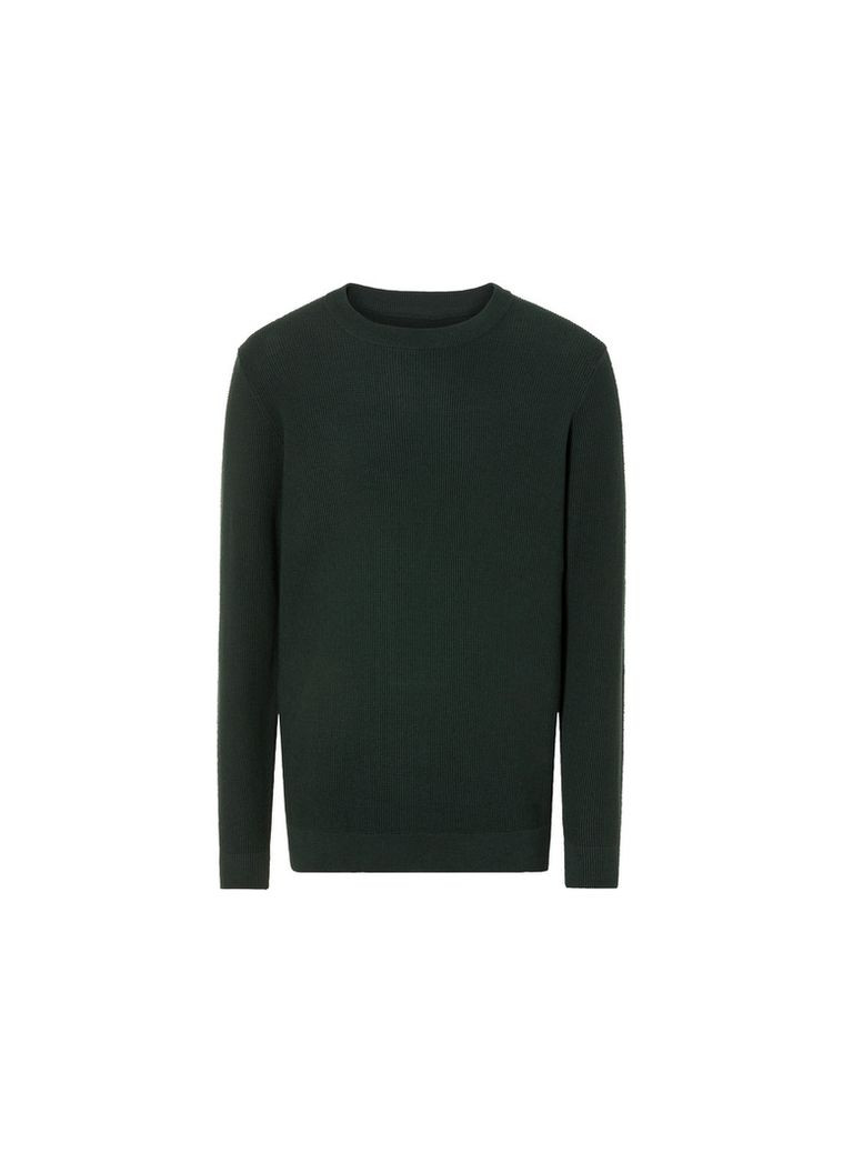 Зелений демісезонний джемпер бавовняний в'язаний для чоловіка lidl 461401 зелений Livergy