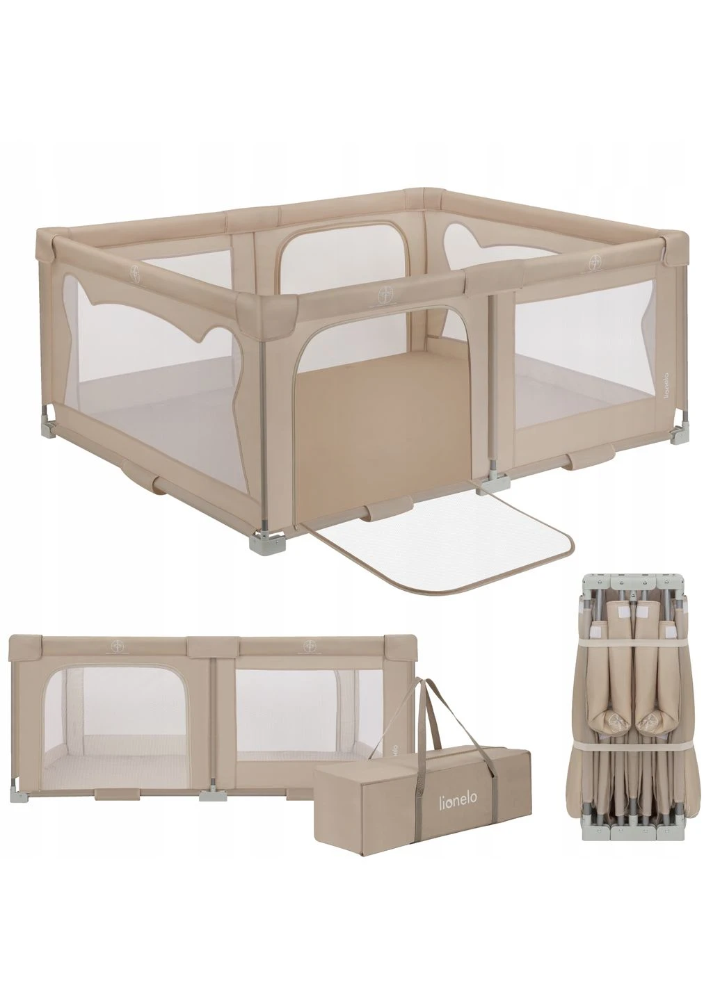 Манеж FLORENCE EASY FOLD BEIGE SAND Lionelo (399549226)