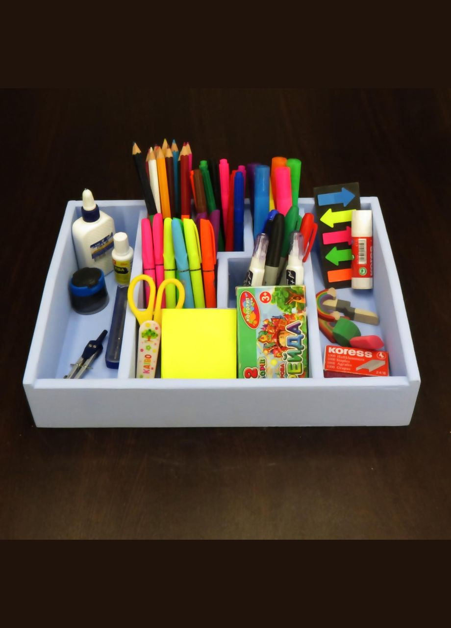 Органайзер настільний з дерева Бруквуд ірис (КНЦ-005052) No Brand (328226668)