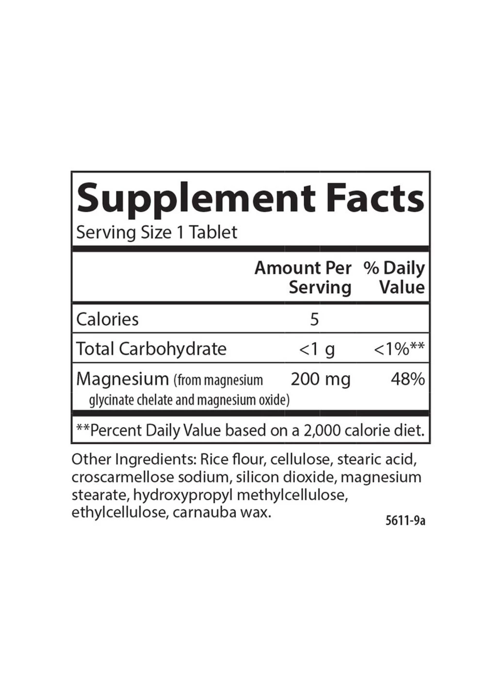 Chelated Magnesium Glycinate - 180 tabs Carlson Labs (388135673)