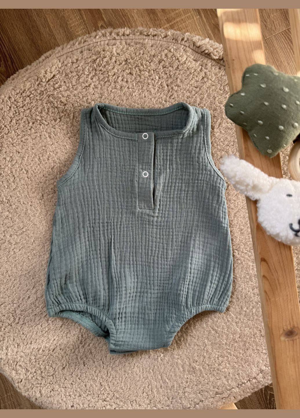 Боді без рукава муслін No Brand Боді (303633211)