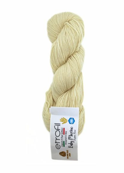 Мериносова пряжа Baby Merino № 82133 ваніль нитки для в"язання Бебі Мерино Etrofil (366394512)