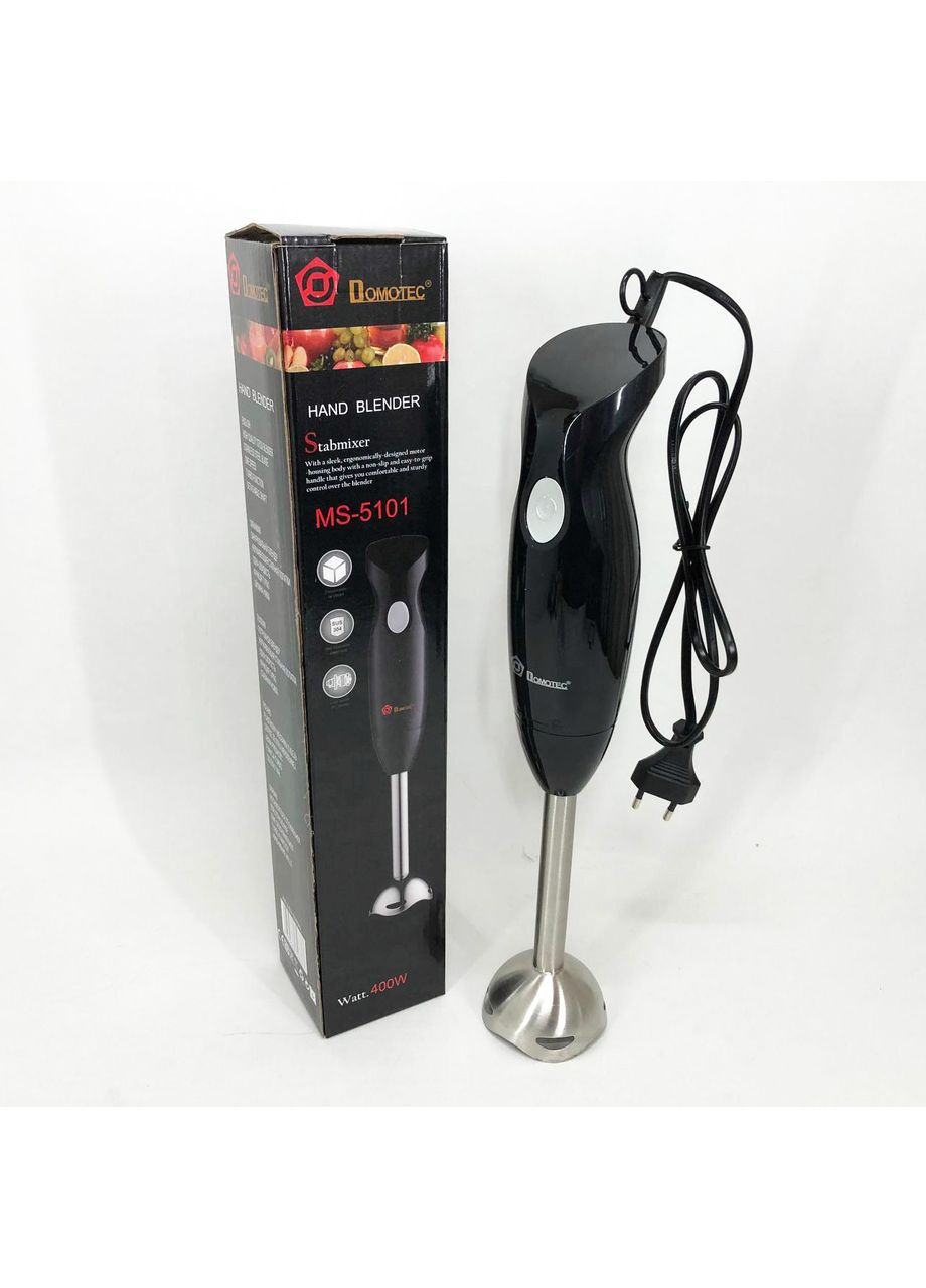 Блендер занурювальний електричний для дому MS-5101 350 Вт, AG-395 Блендер подрібнювач Domotec (352770630)