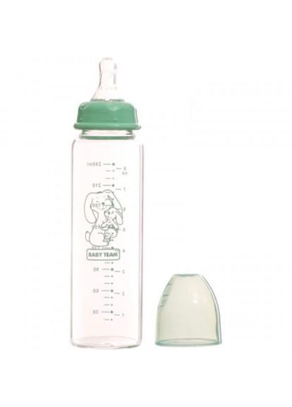 Пляшечка для годування Baby Team скляна 0+ 250 мл (268142769)