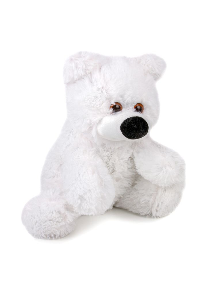 М'яка іграшка ведмідь сидячий Бублик 55 см білий Alina (288046317)
