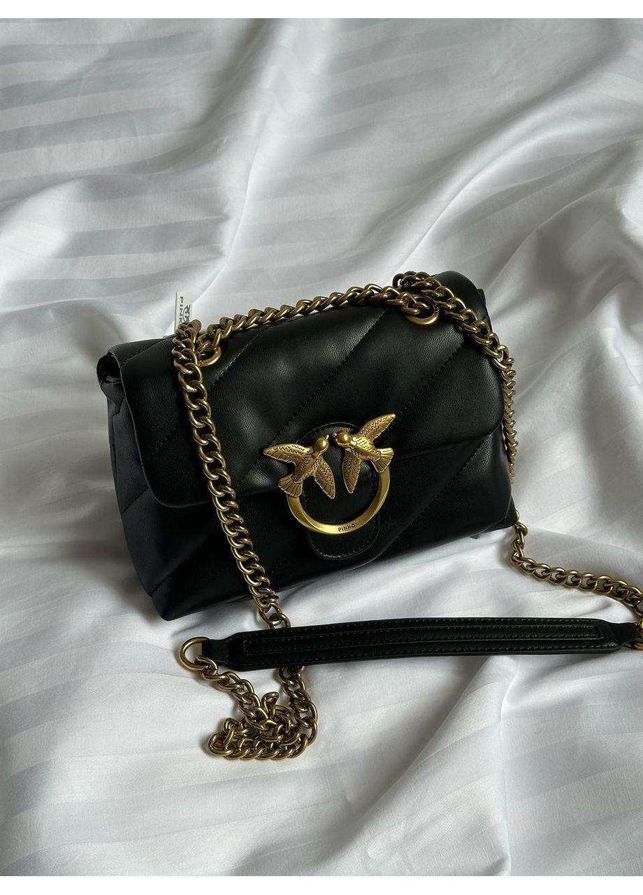 Сумка жіноча Baby Love Bag Puff Maxi Quilt Black Gold No Brand (355343420)