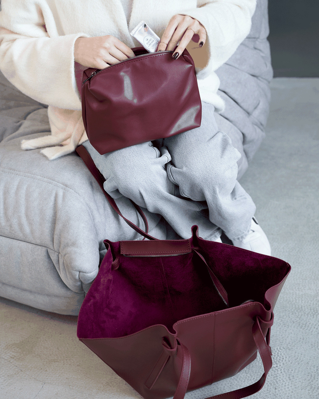 Сумка жіноча велика з екошкіри Жизель (zhnocha-sumka-zhizelx) WeLassie (342199220)