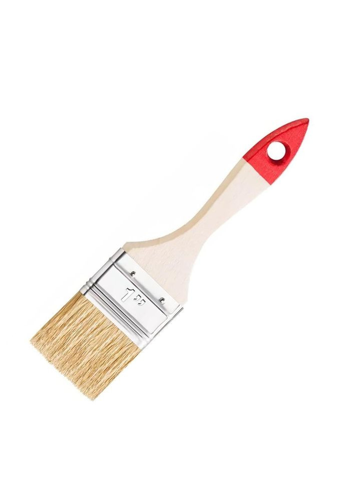 Пензель плаский *30*, 1" 25 мм світла щетина китайскої свині, дерев.ручка 0200-300010 Hardy (355371861)