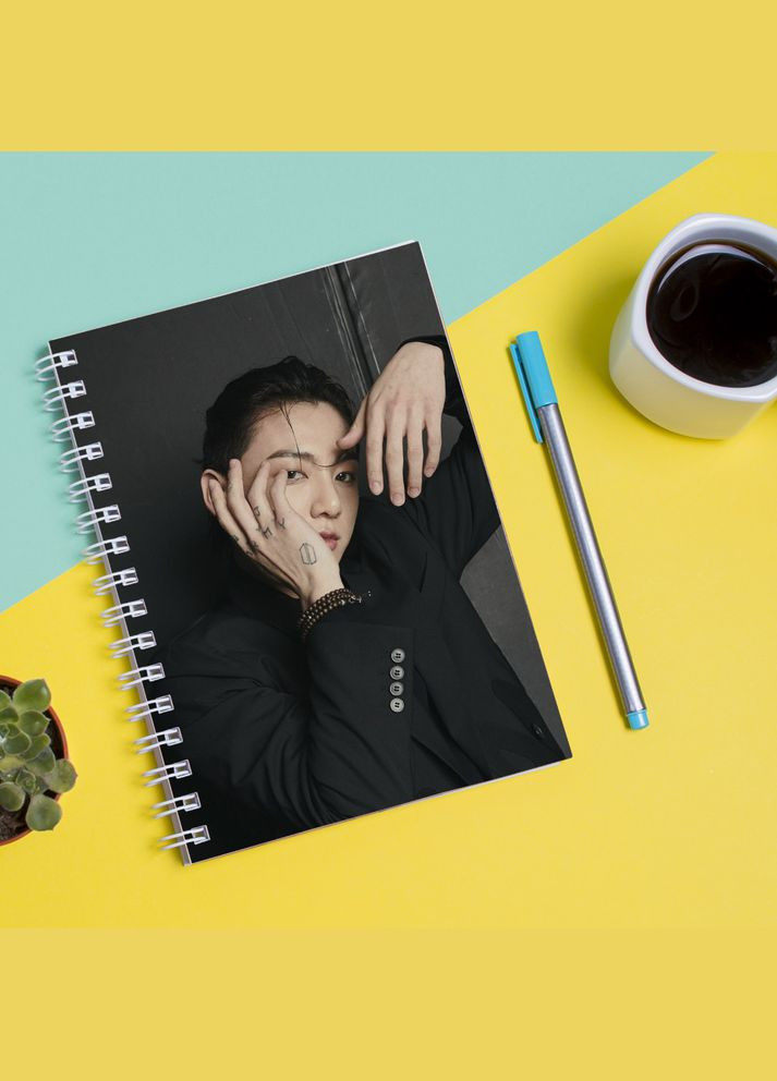 Скетчбук Sketchbook (блокнот) для рисования с принтом Твой угонщик Чон Чонгук - Jungkook Jeon 2 Кавун блокнот для малювання (316133644)