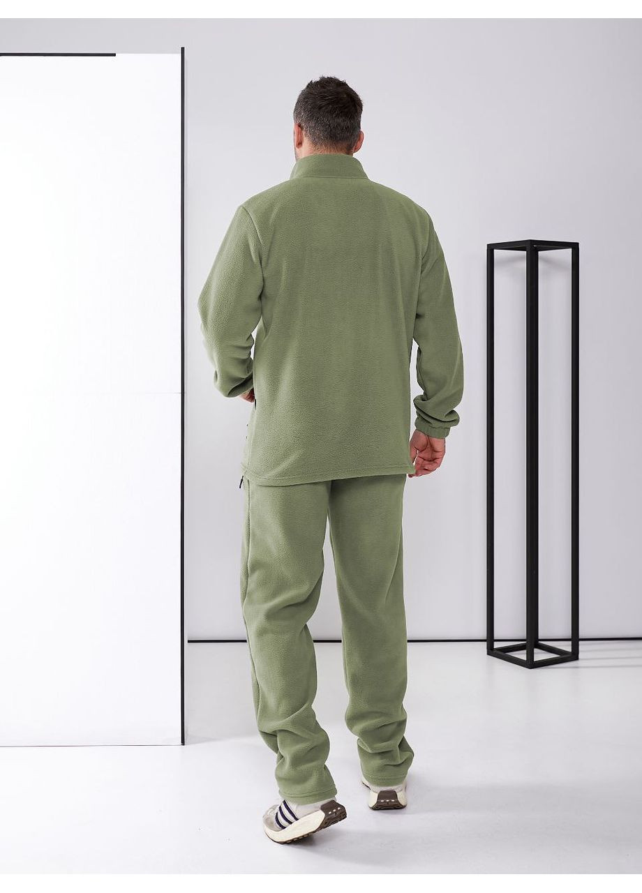 Мужской спортивный флисовый костюм двойка кофта и брюки No Brand (361132444)