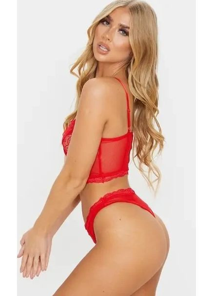 Червоний демісезонний сексуальний мереживний комплект жіночої нижньої білизни розмір s-l. мереживний комплект білизни спідньой з трусами і ліфом China
