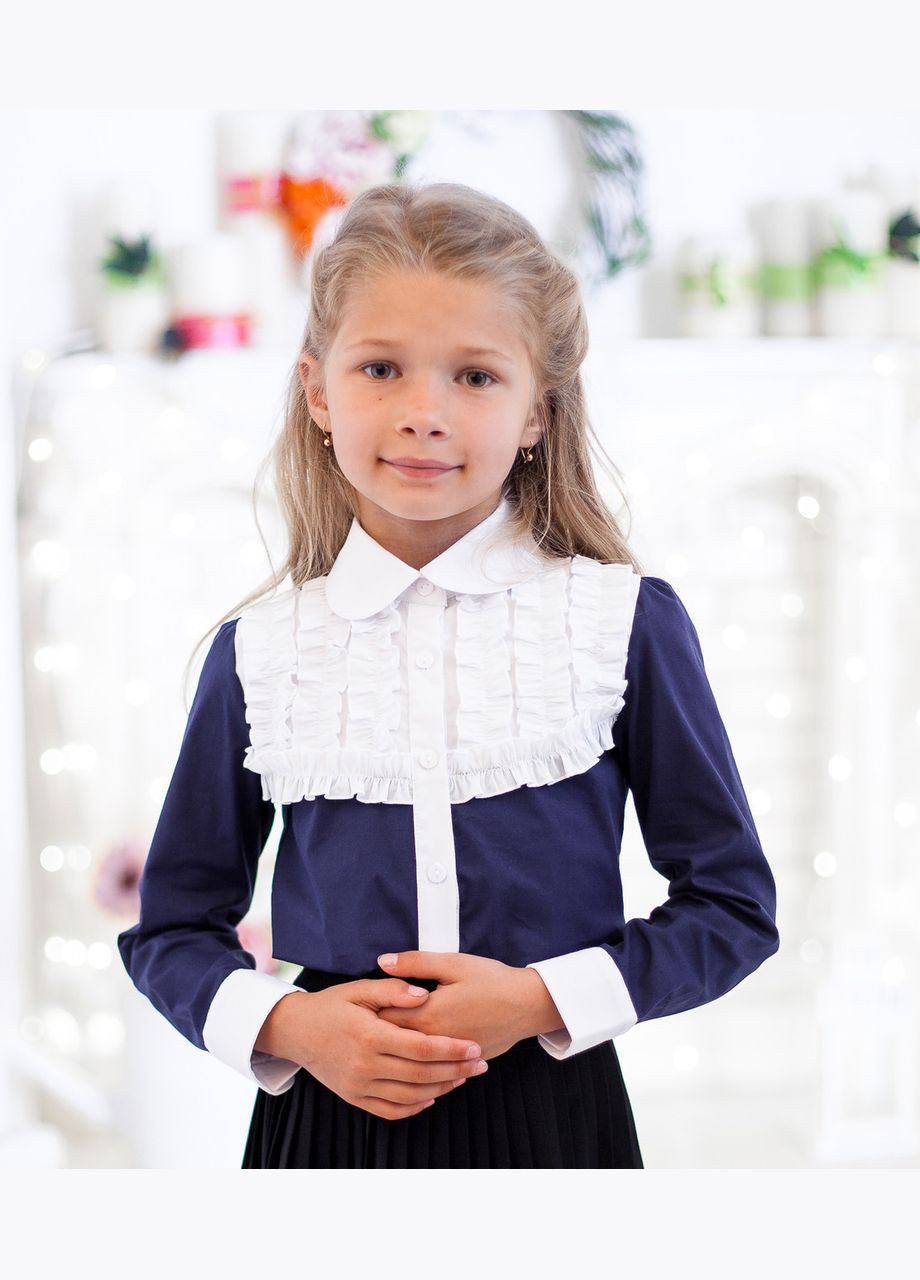 Синяя блузка Світ блуз демисезонная