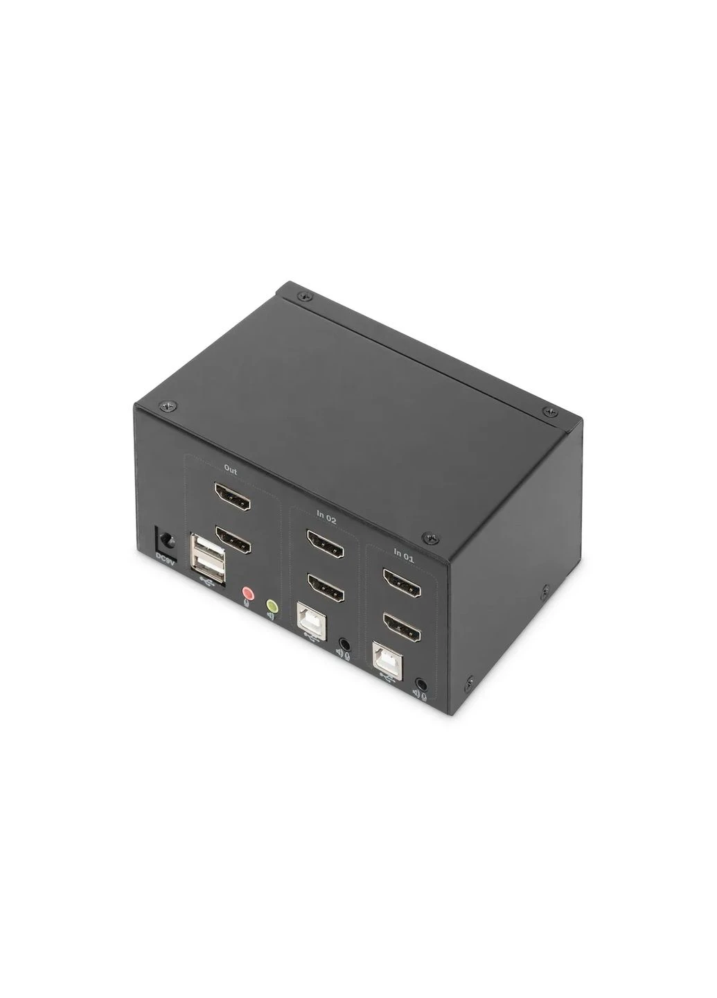 Комутатор Desktop HDMA KVM, 2 Port, Dual Display, 4K Digitus (393747698)