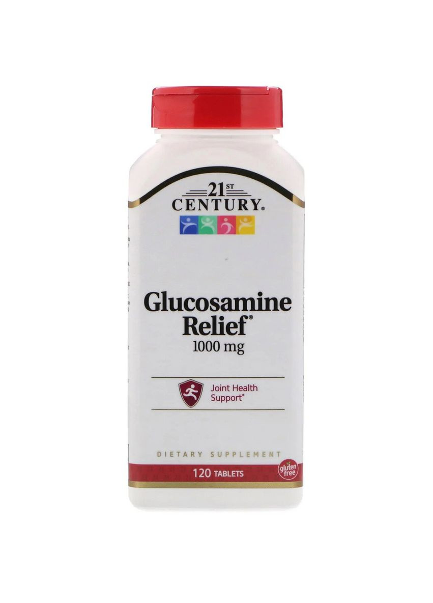 Глюкозамин, 1000 мг, Glucosamine Relief, 120 таблеток 21st Century (326054422)