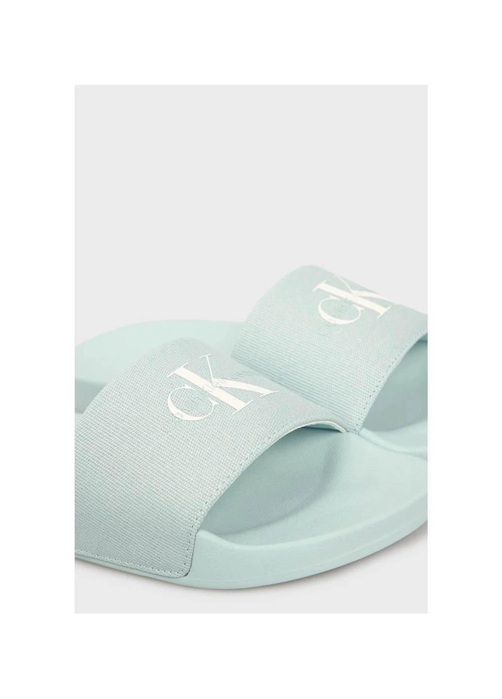 Тапочки чоловічі Slide Monogram Turquoise YW0YW01835-TGW Calvin Klein (391224343)