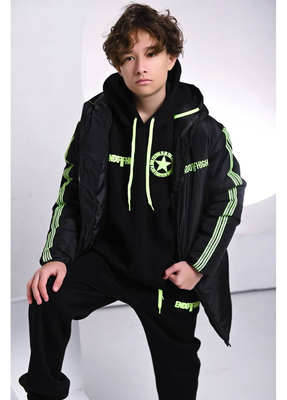 Подростковый костюм тройка со светоотражающими лентами ЗАМЕРЫ В ОПИСАНИИ Vione (370284851)