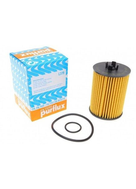 Фильтр масляный MB A-class (W169)/B-class (W245) 1.5-2.0 04-12 L379 RU63 Purflux (345757209)