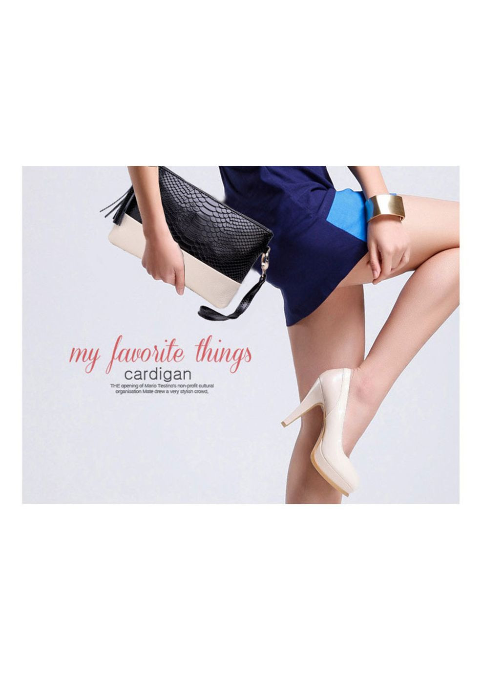 Женский клатч Клео Black XJXN (330134203)