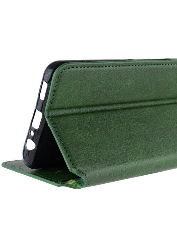 Шкіряний чохол-книжка Cubic для Samsung Galaxy S23 FE Зелений Getman (337516007)