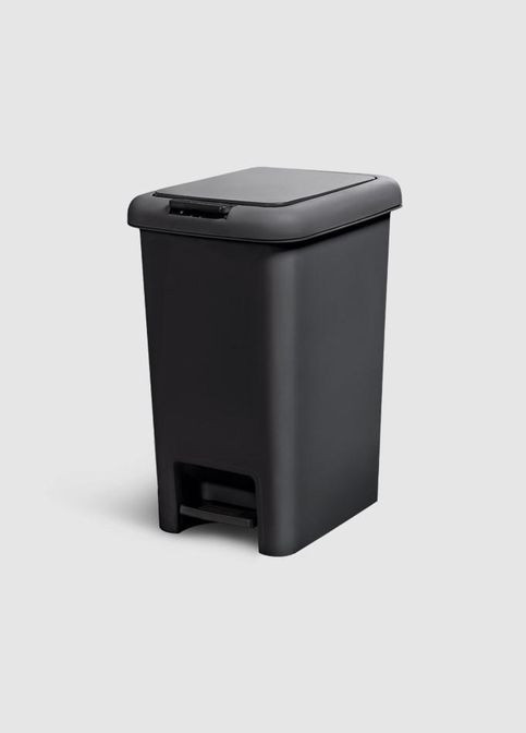 Відро для сміття з кришкою та педаллю BIN-01 10L ANTHRACITE MVM (317254070)
