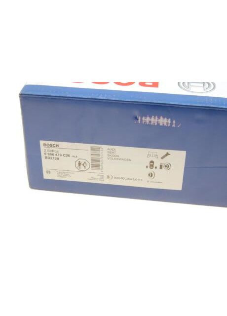 Диск тормозной (задний) VW Caddy 03-(272x10) (с покрытием) 0 986 479 C20 RU63 Bosch (339658169)