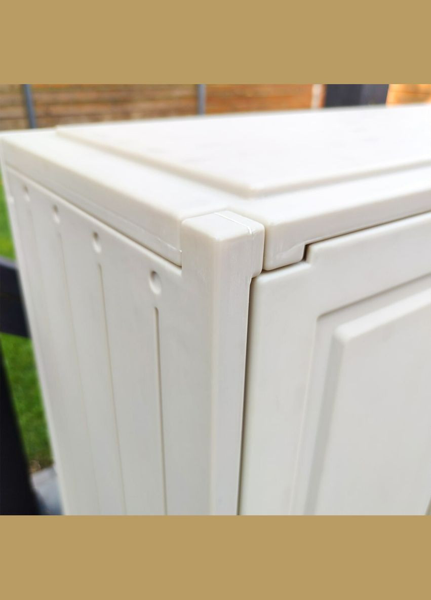 Пластиковая тумба с полкой 82*41*93см SW00001543 Серый Sticker Wall (297915344)