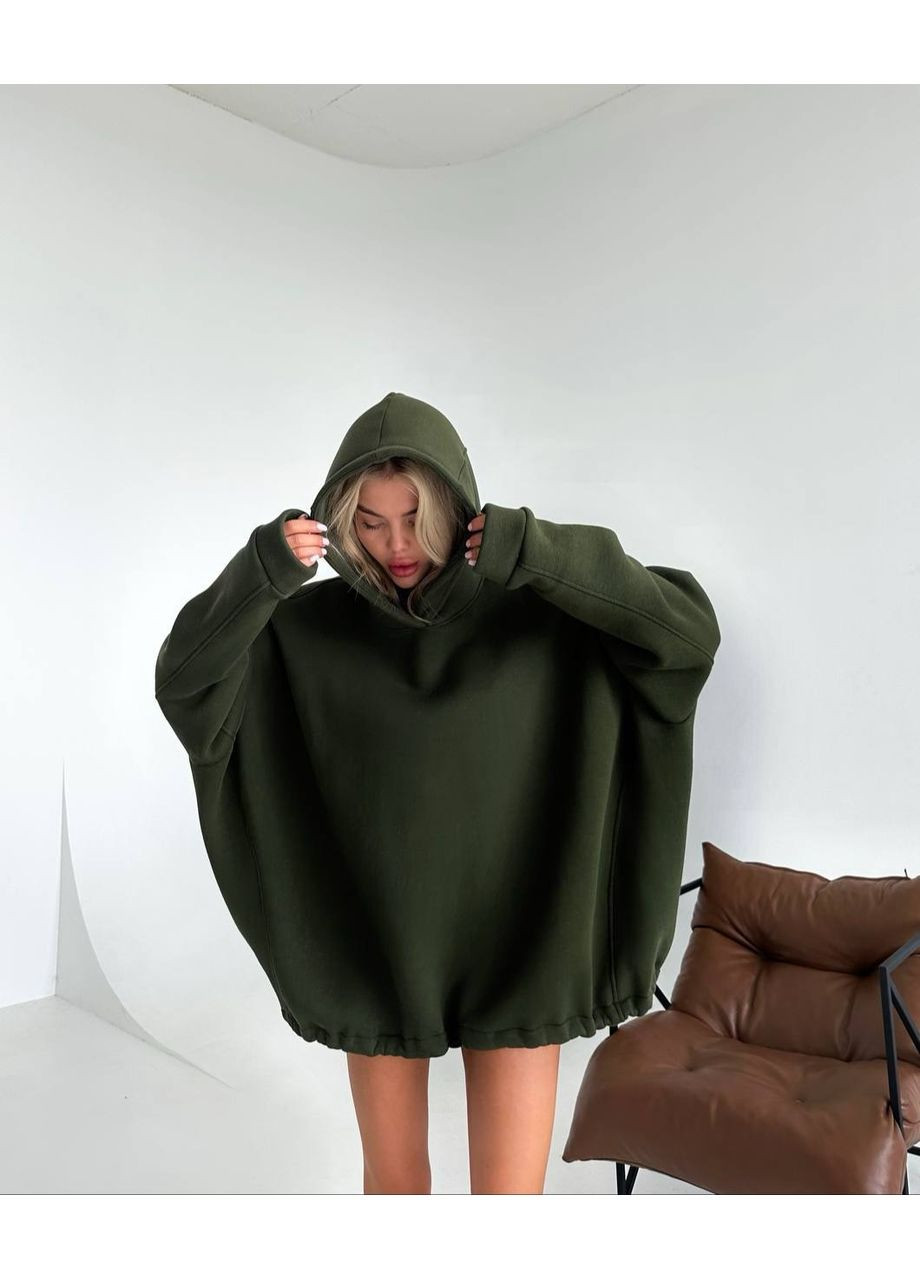 Объемный худой оверсайз с капюшоном Україна (351480304)