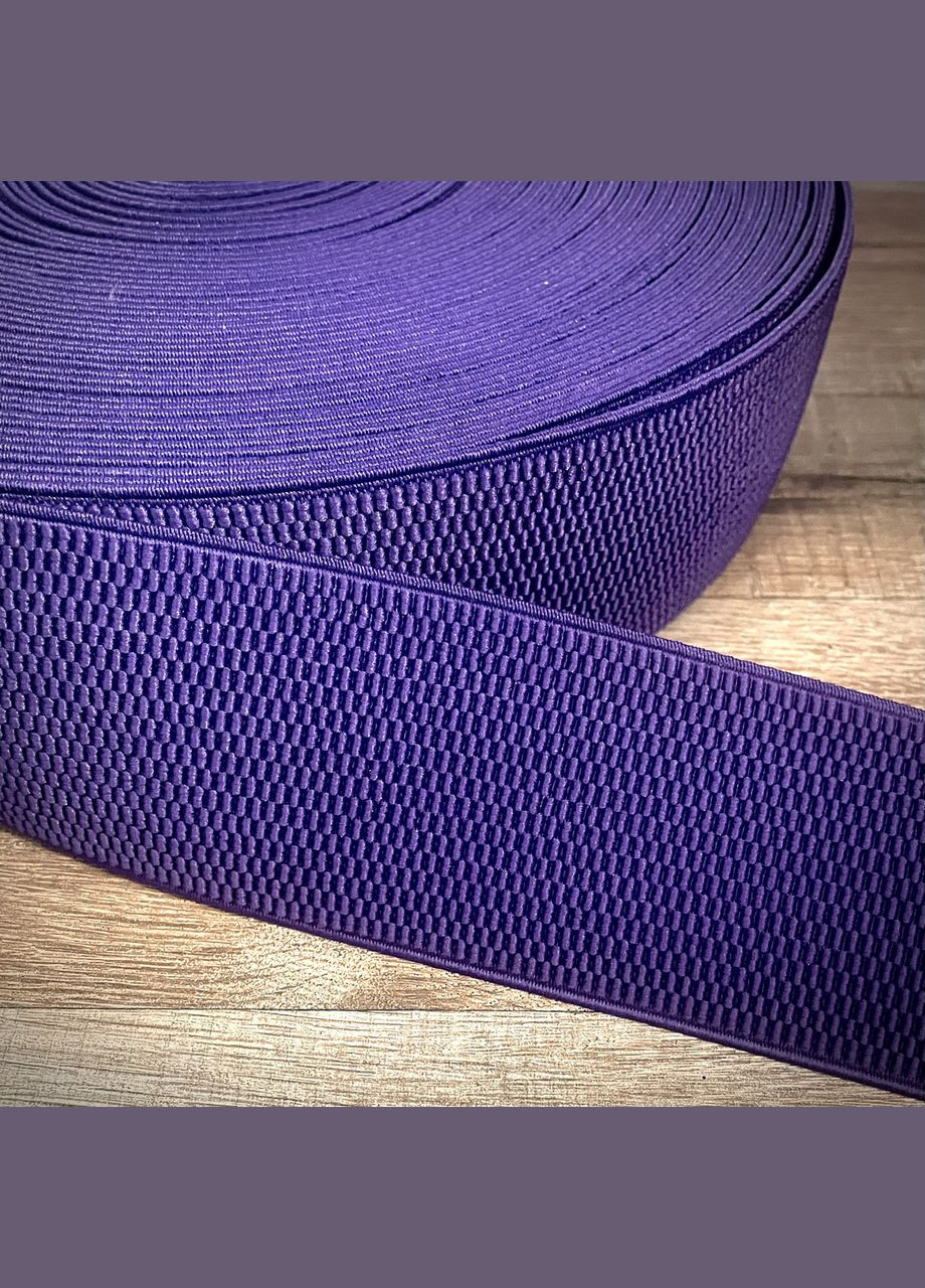 Резинка для пояса 60 мм, резинка поясная фиолетовая пог. м. No Brand (329744082)