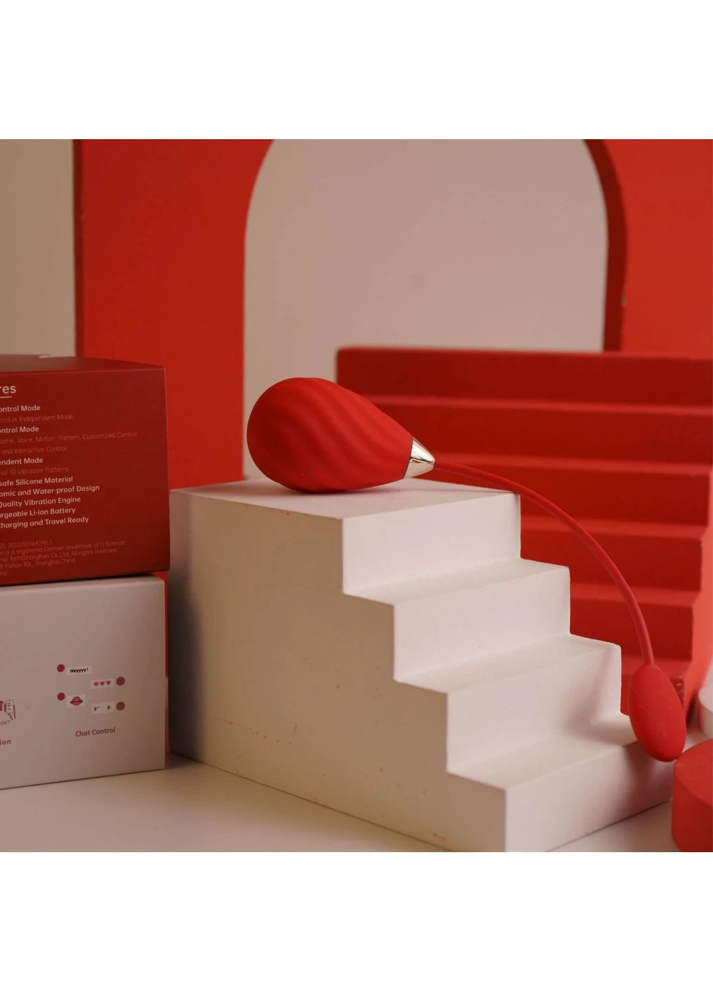 Смарт-віброяйце Sundae RedMagic Motion 8885 Magic Motion (392050778)