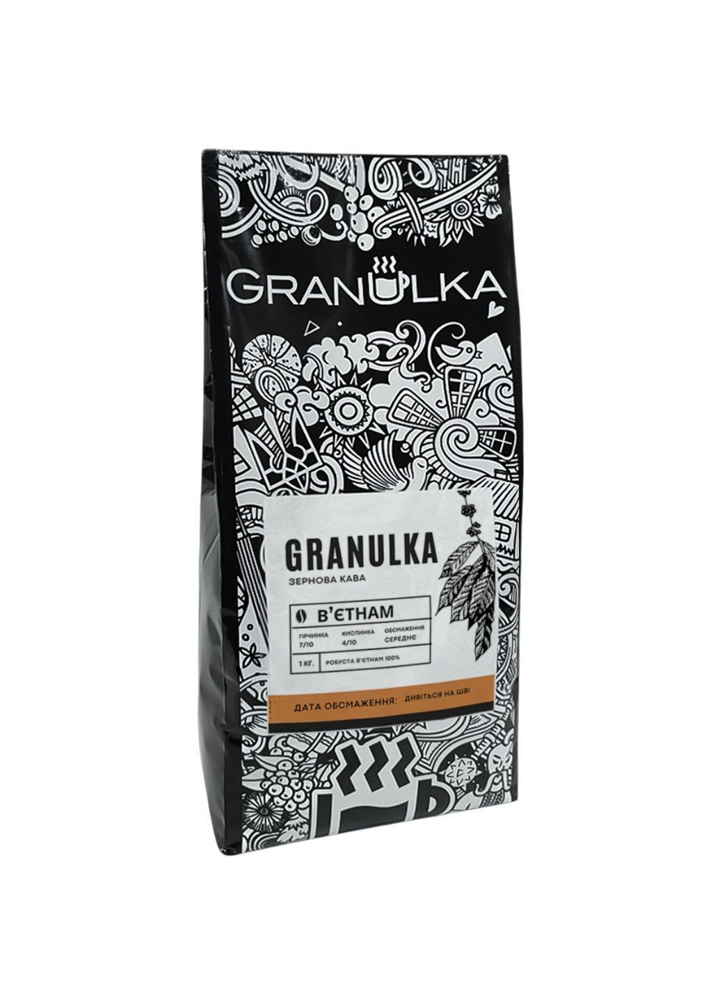 Зерновой кофе "Вьетнам" 1 кг GRANULKA (362205761)