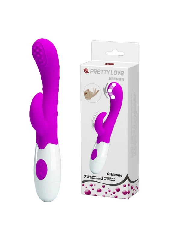 Вібратор - Pretty Love Arthur Vibrator Purple LyBaile (361152054)