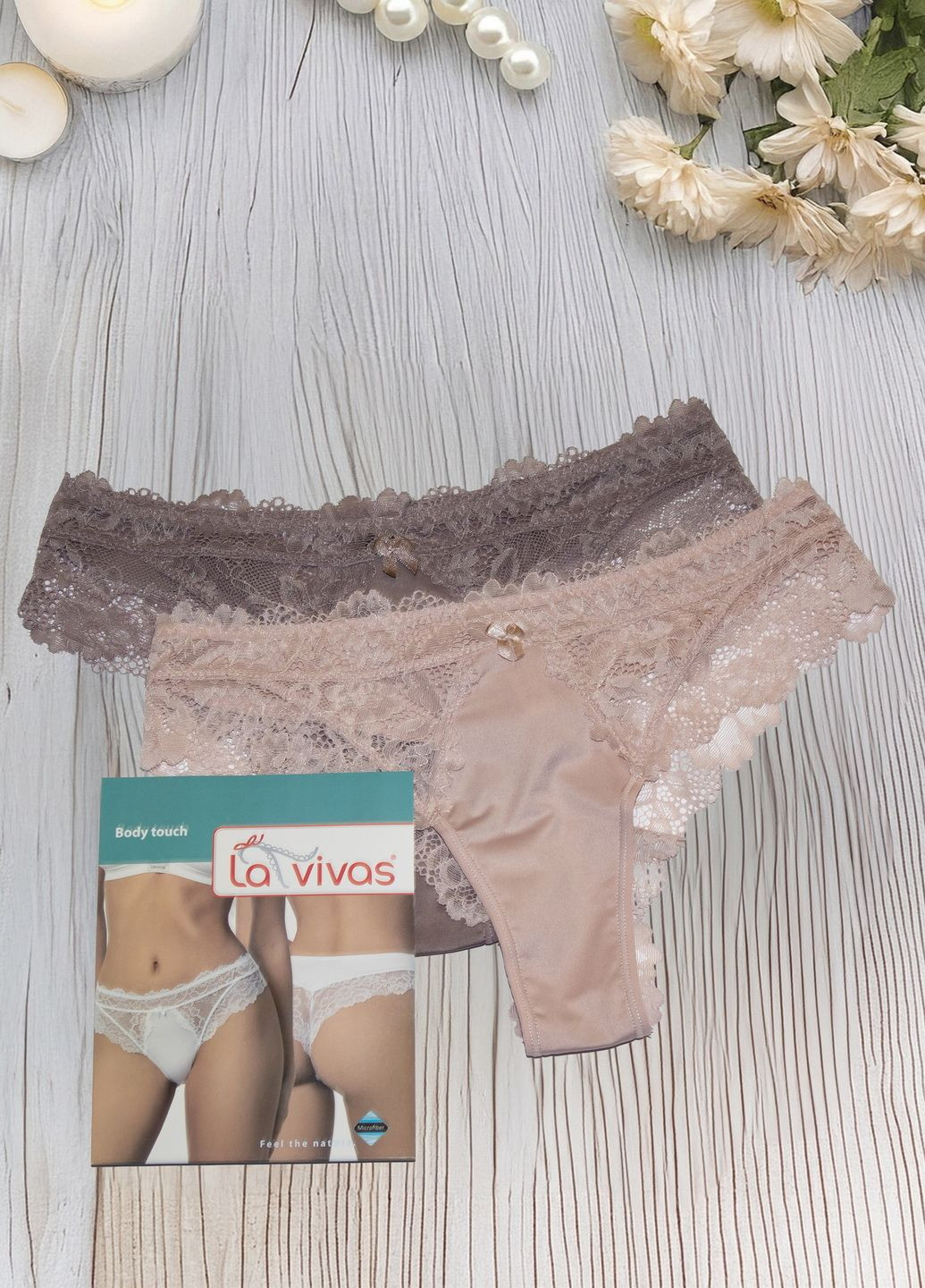 Набор трусиков женских из 2 штук La Vivas (351356555)