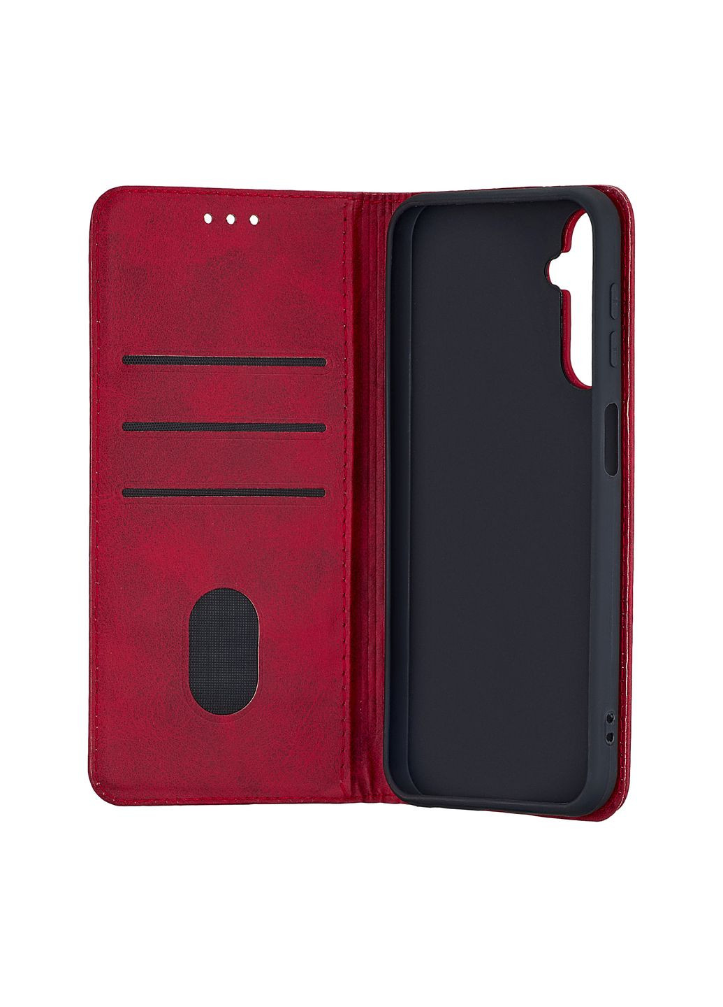 Чехолкнига Premium Samsung A24 4G (A245) Dark Red Case (297457322)