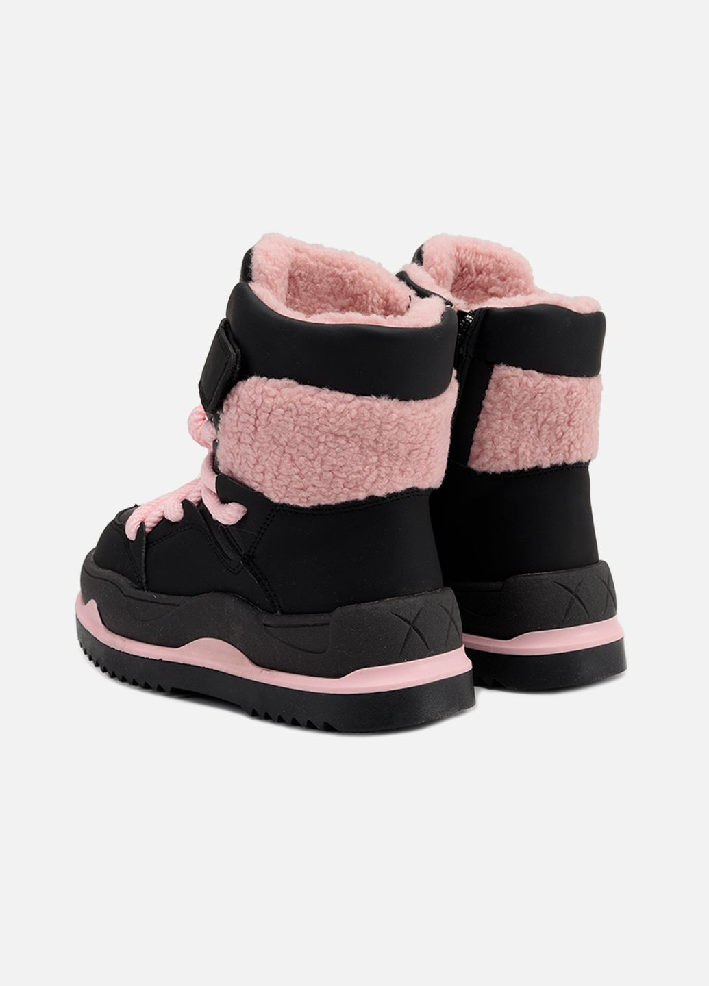 Черные зимние дутики для девочки цвет черный cb-00258099 Yuki