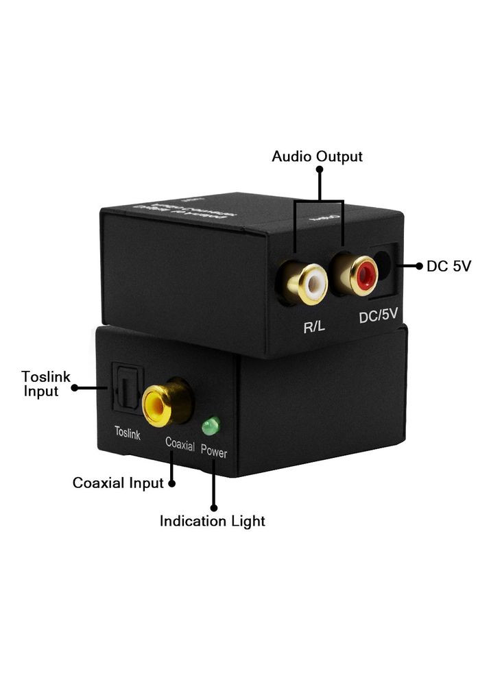 Переходник аудио Toslink to RCAx2 +Coax/SPDIF (RCA колонки) Lucom (370888198)
