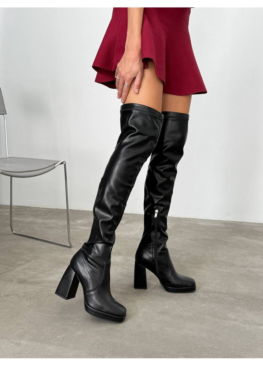 Ефектні жіночі ботфорти No Brand (365654922)