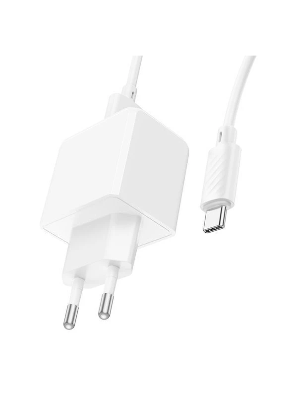 Сетевое зарядное устройство CS11A Ocean USB-A с кабелем Type-C белый Hoco (403322912)