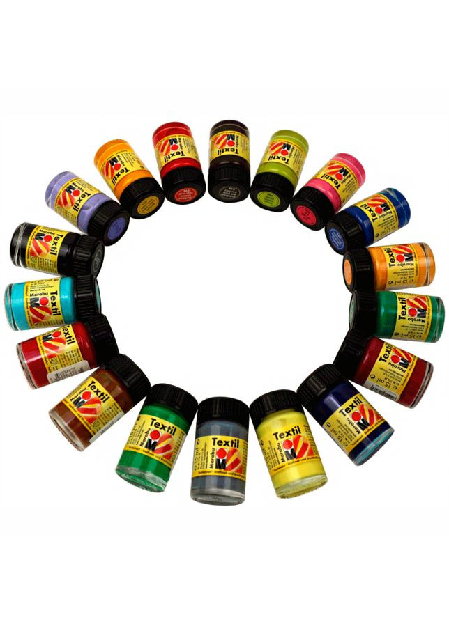 Фарба для світлих тканин (070) Біла 15мл Marabu (362583152)