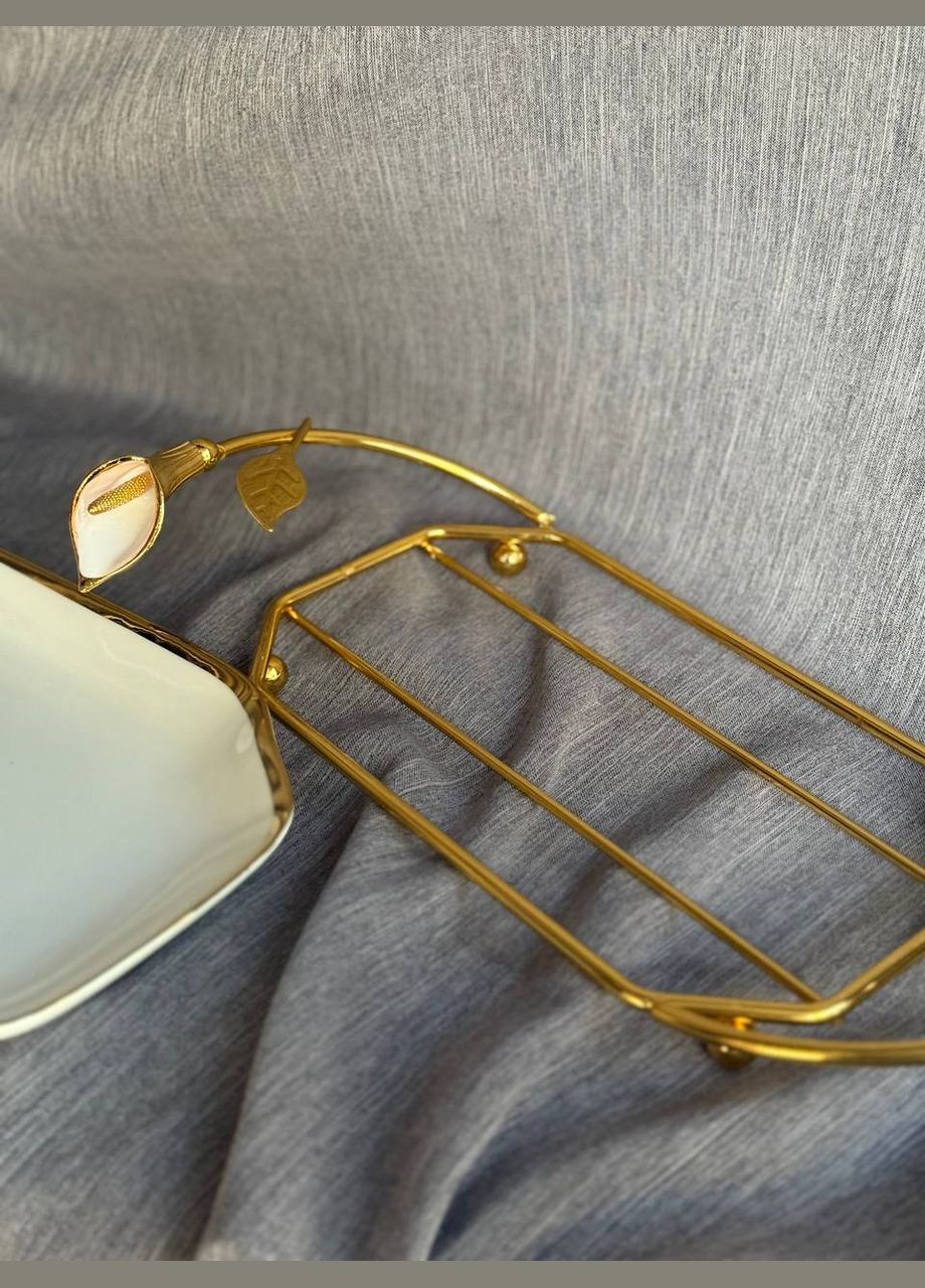 Блюдо сервірувальне Calla lilies кераміка 26×15×3.5 см HP-7-5 Yiwu (329721417)