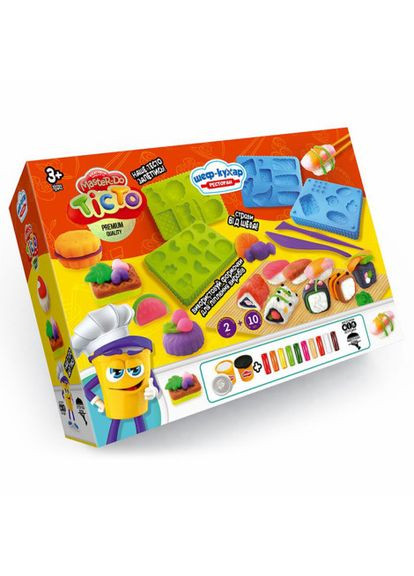 Набор для лепки Master Do Шеф-повар Ресторан TMD-17-01U-02U Danko Toys (361023434)