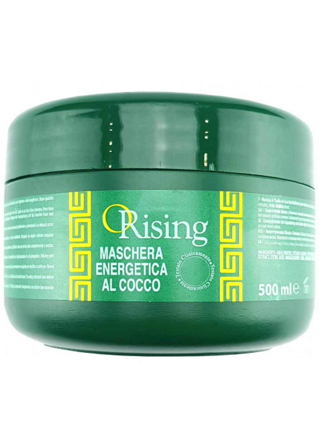 Фіто-есенціальна маска для сухого волосся з кокосовим маслом Maschera Energetica Al Cocco 500 мл Orising (279387184)