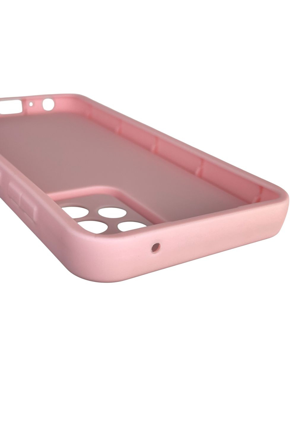 Чехол силиконовый Soft Touch с 3D принтом для Galaxy A52 4G (SM-A525) розовый (Полная защита камеры) Samsung (373670759)