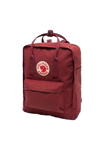 Канкен, рюкзак kanken 16л, сумки, портфель, школьный рюкзак бордовый, сумка для ноутбука, прогулок, туризма Fjallraven Kanken Classic (303724686)
